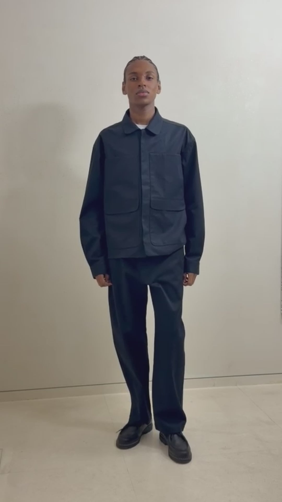 Veste worker homme en gabardine de coton